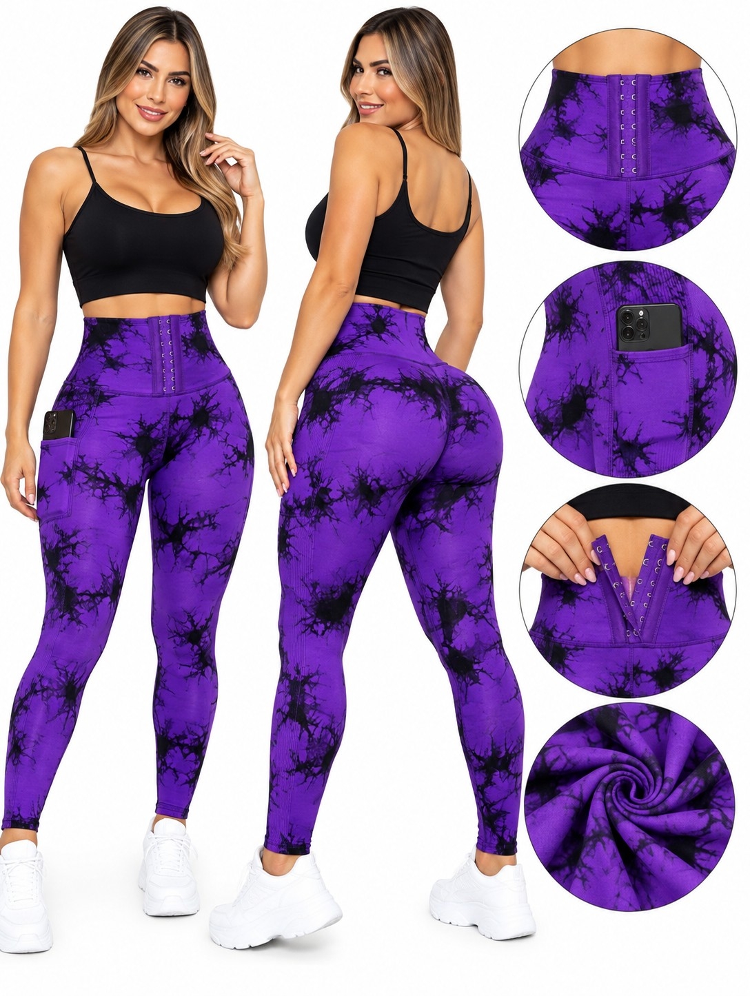 Calzas Batick con Bolsillo con Faja Excelente Calidad Talles S/m/l/xl - Imagen 2