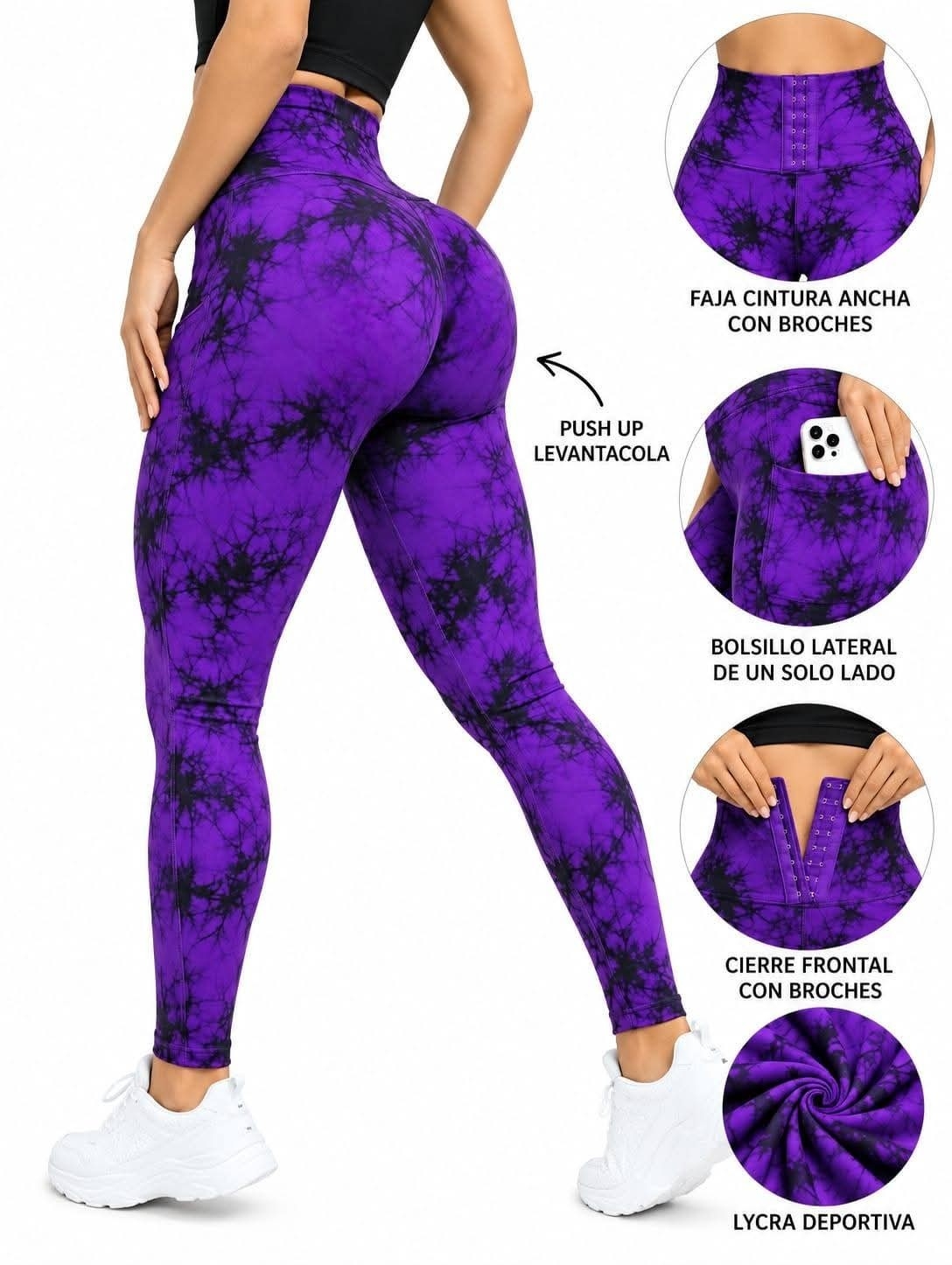 Calzas Batick con Bolsillo con Faja Excelente Calidad Talles S/m/l/xl - Imagen 7