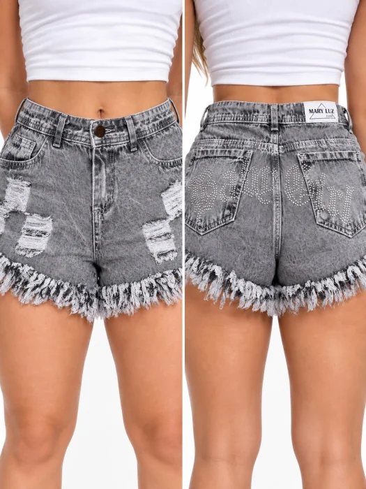Short Jeans Rigido Excelente Calidad Talles 36al48