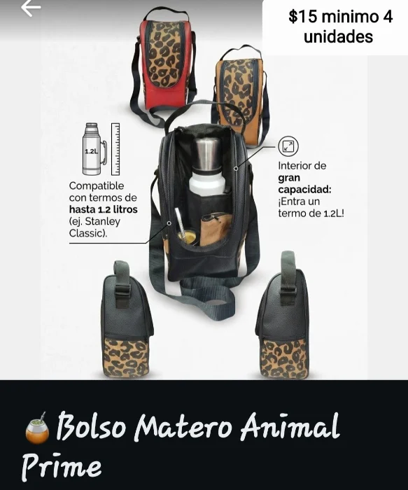 Bolso Matero Animal Prime