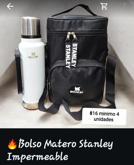 Bolso Matero Símil Stanley Impermeable Símil Stanley