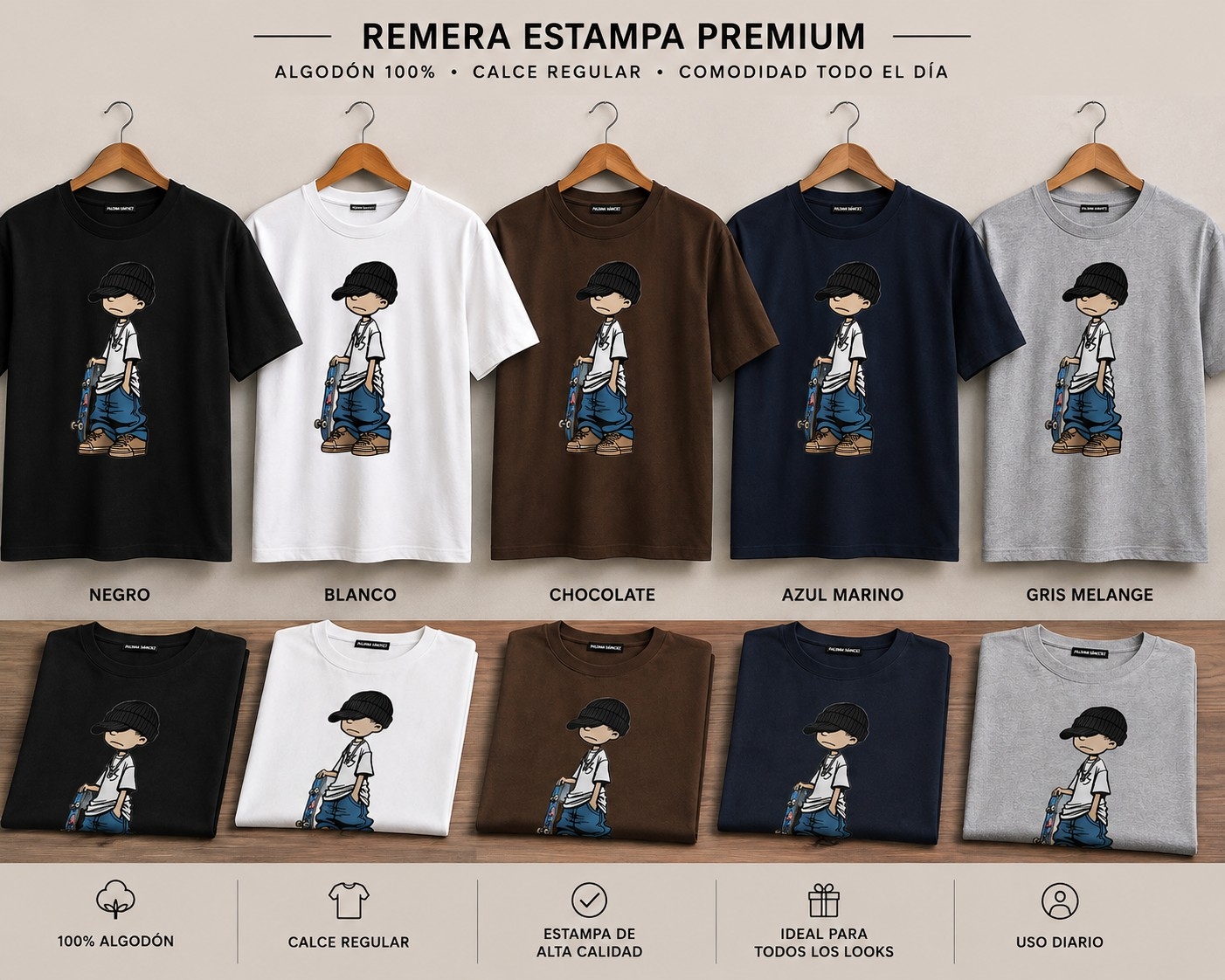Remeras Estampados Premiun - Imagen 2