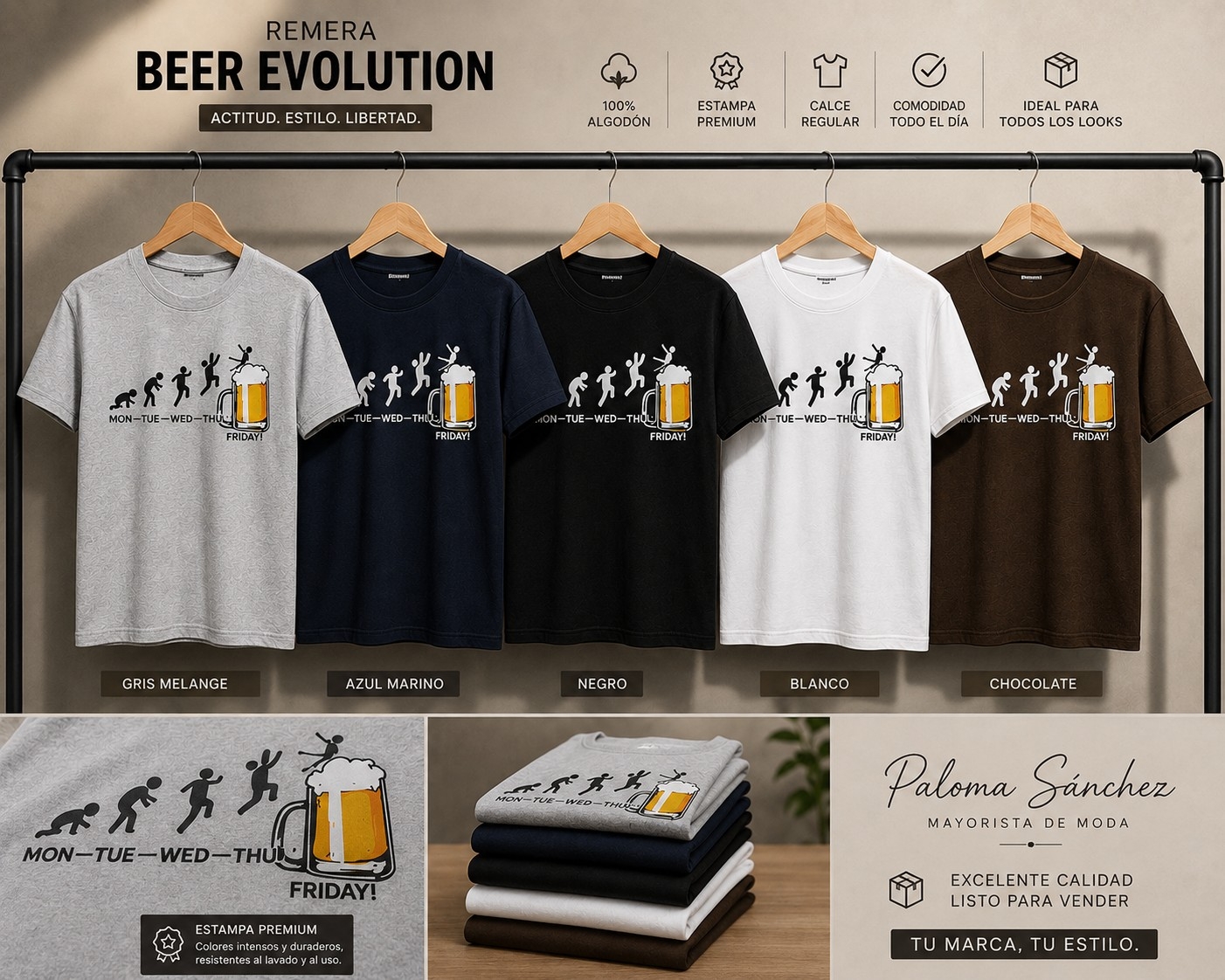 Remeras Estampados Premiun - Imagen 3