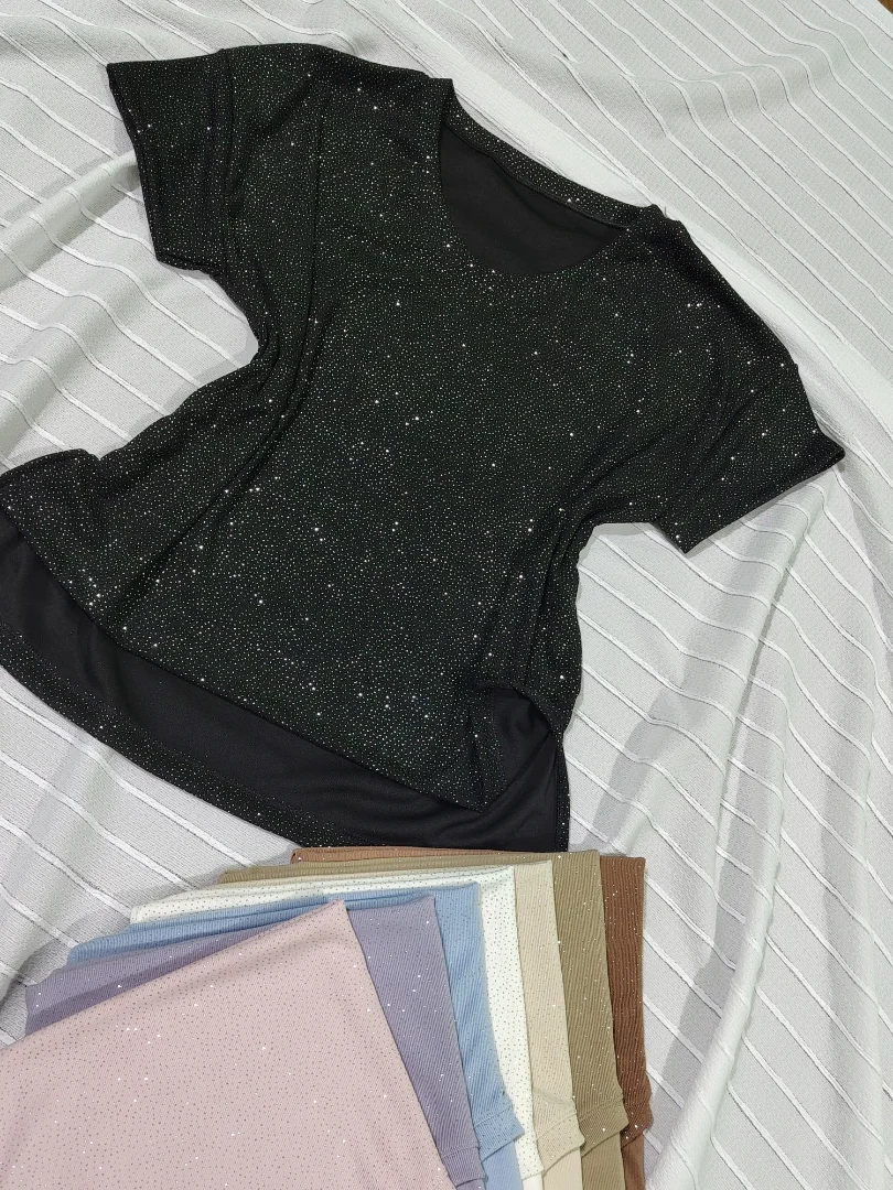 Remera con Tajo (gliter) - Imagen 9