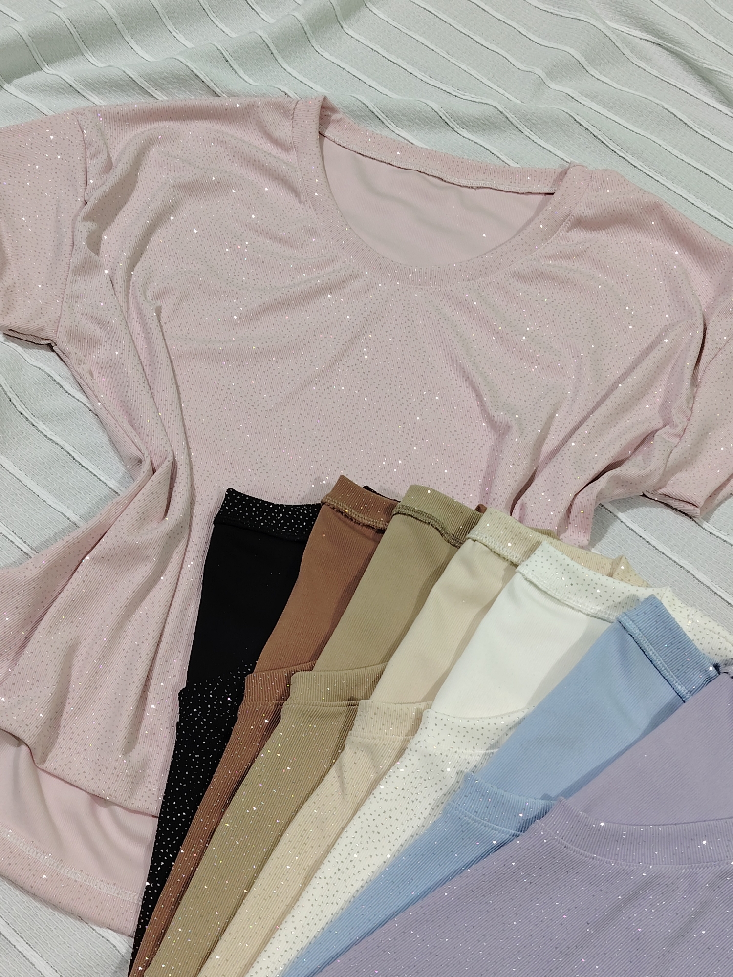 Remera con Tajo Gliters - Imagen 3