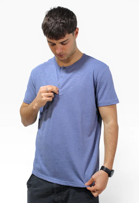 Art 2313 Remera de Flame con Boton Nice