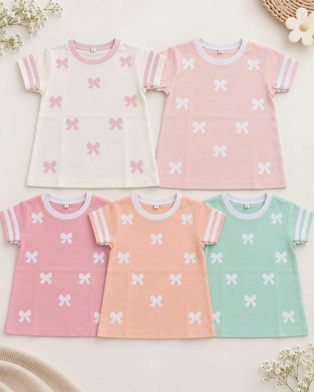 Remera de Nena Moño y Corazón - Imagen 2