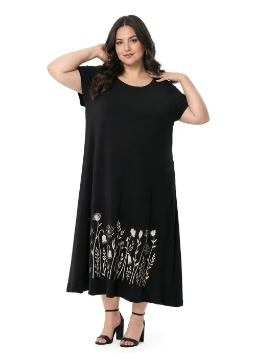 Vestido Largo de Viscosa Guarda Abajo