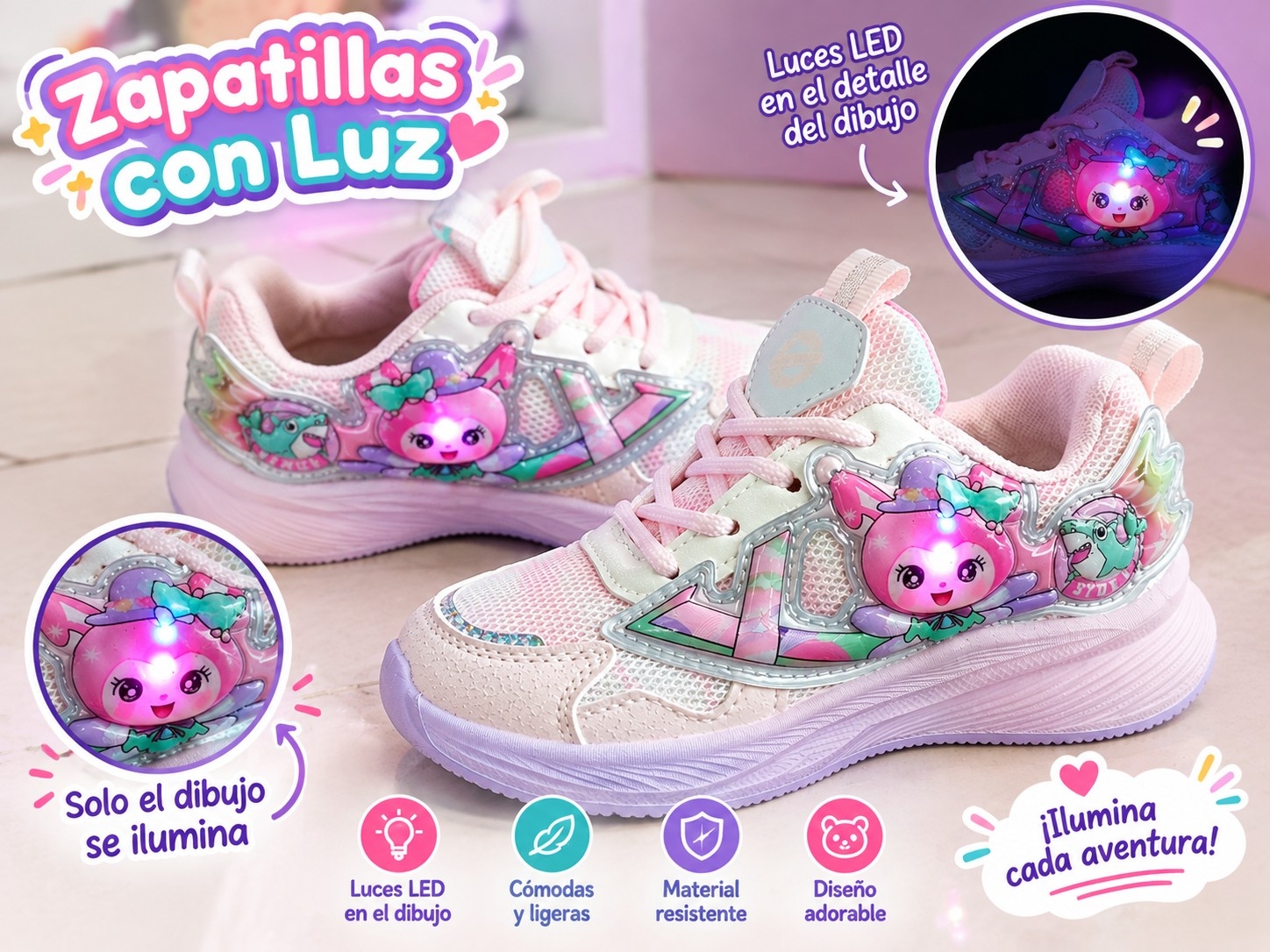Zapatillas con Luz Nena - Imagen 2
