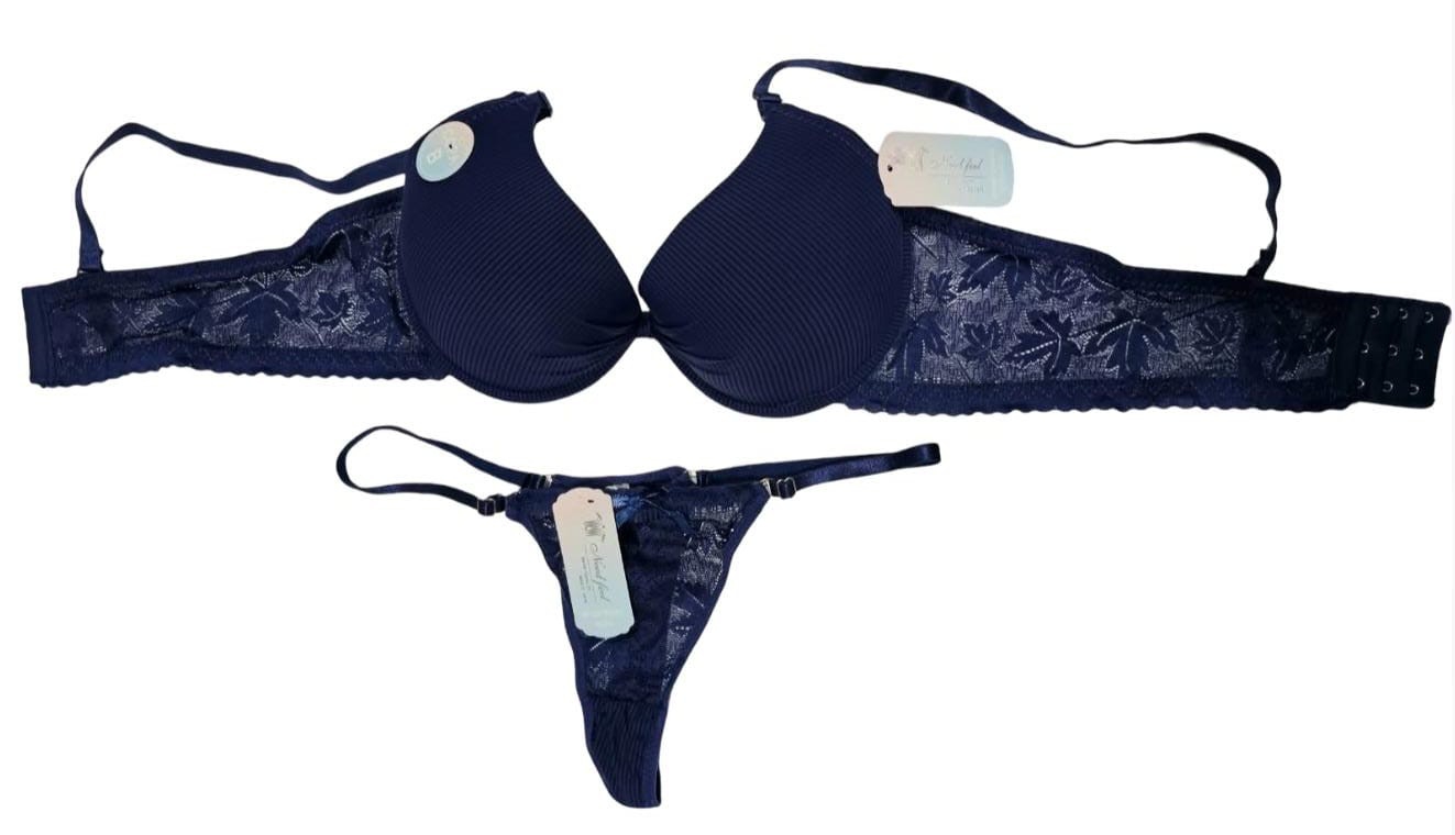 Conjunto de Dos Piezas un Corpiño y  un Colales Acrilico - Imagen 3