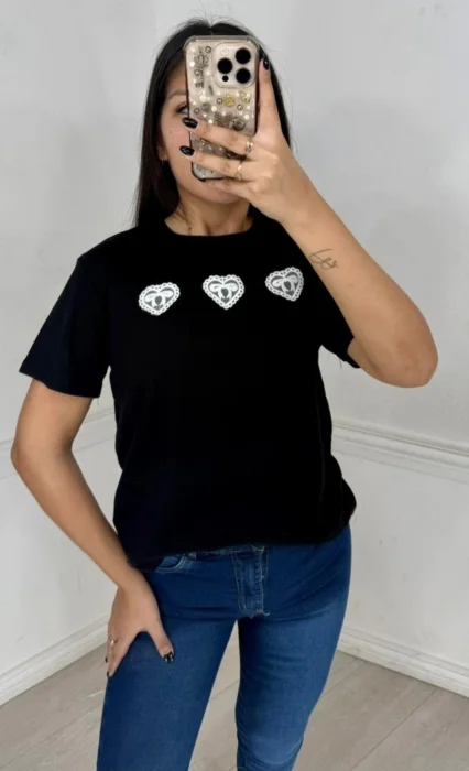 Remera Algodón Spandex  Importada