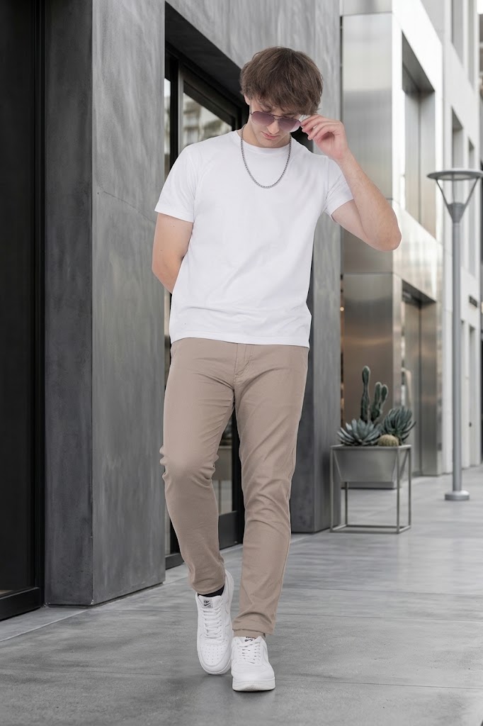 Pantalon Corte Chino de Gabardina - 3.%20J030%20KAKI%20(5).jpg