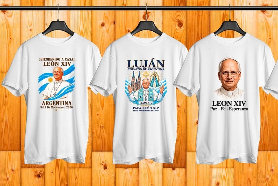 Remeras Personalizadas del Papa - Imagen 3