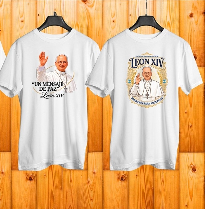 Remeras Personalizadas del Papa - Imagen 4
