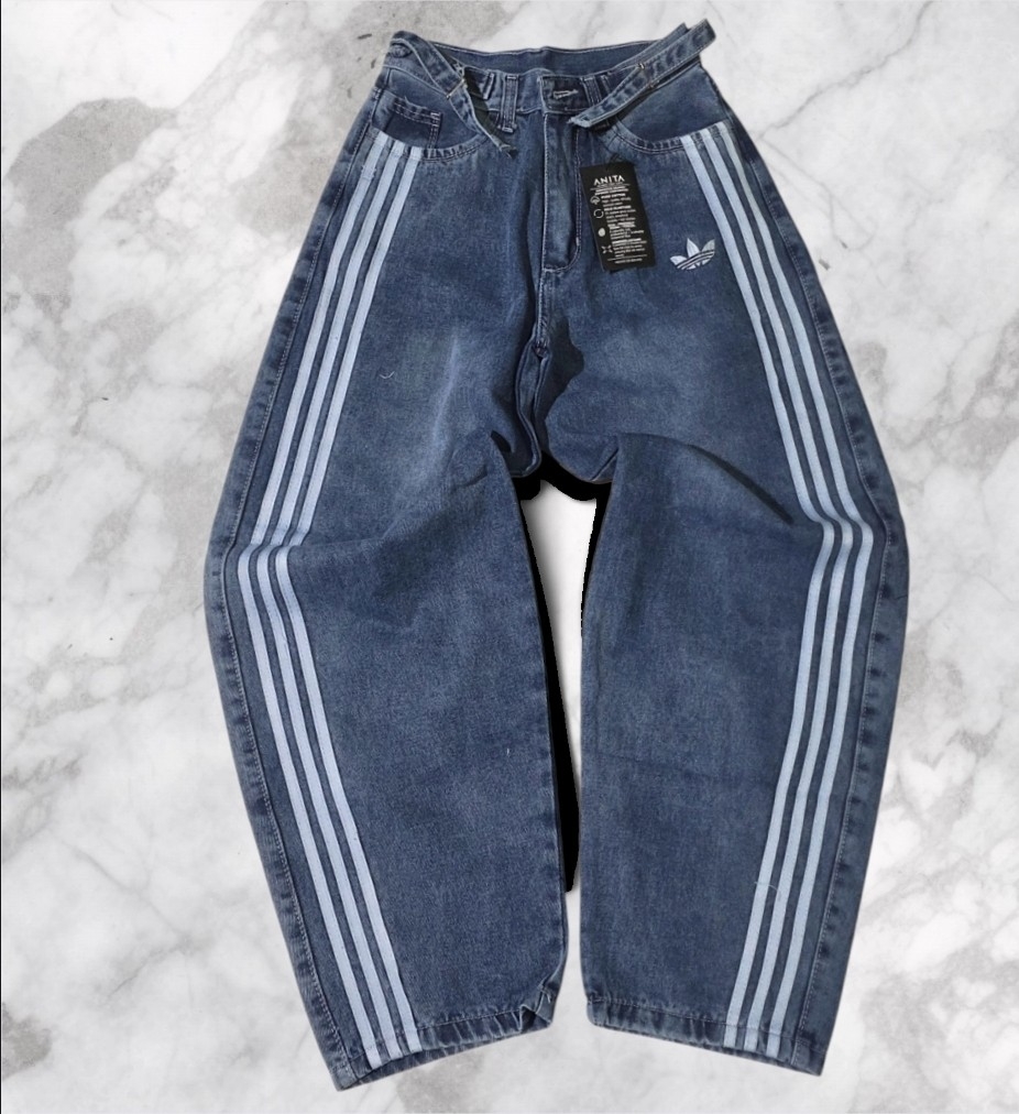 Jeans Baggi Bordado Adi Ori - Imagen 2
