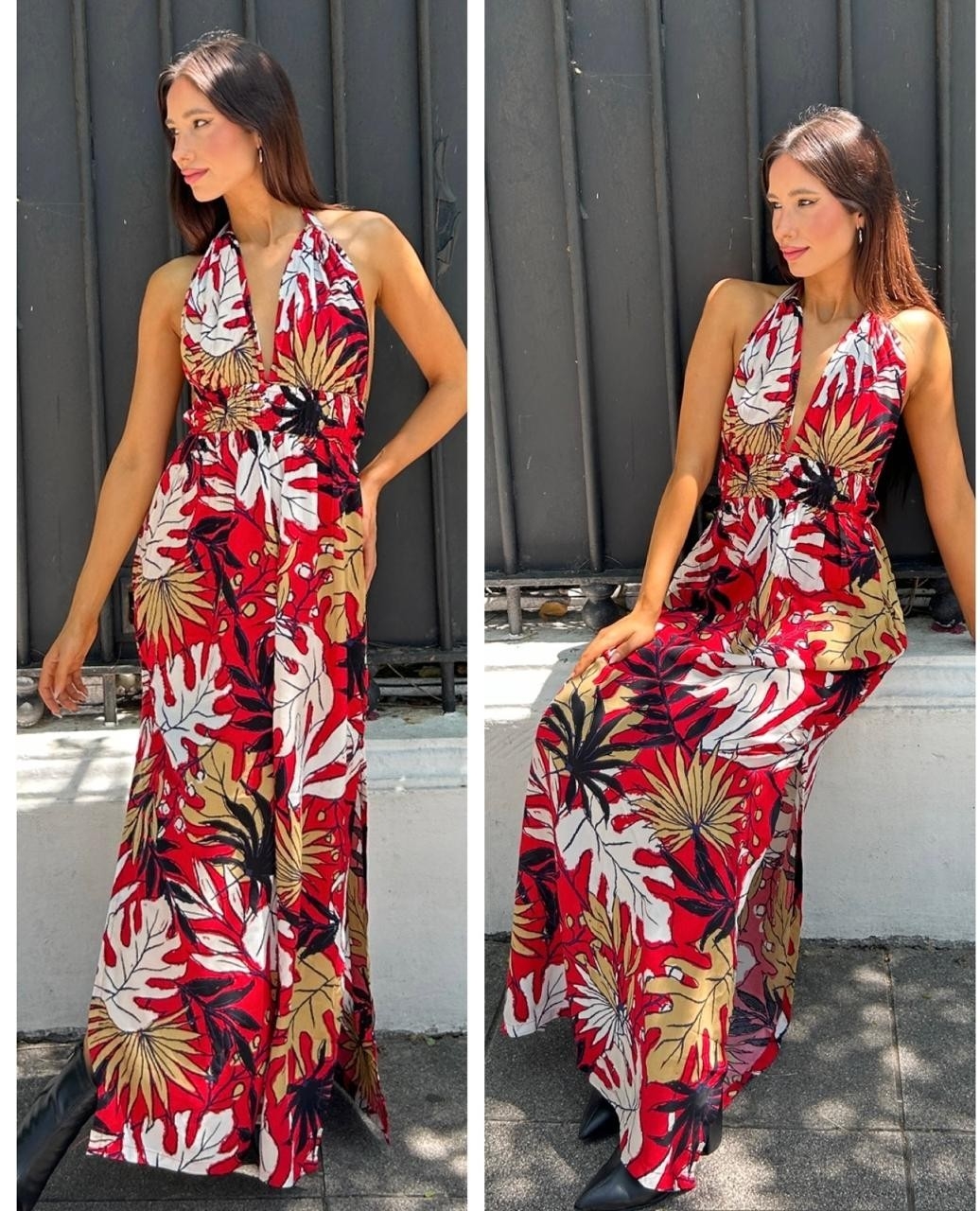 Vestido Escote Floral - Imagen 4