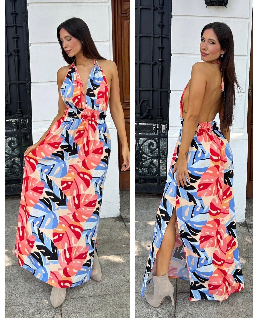 Vestido Escote Floral - Imagen 5