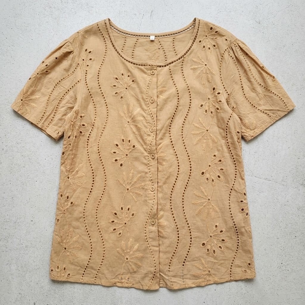 Camisa de Broderie Importado - Imagen 2