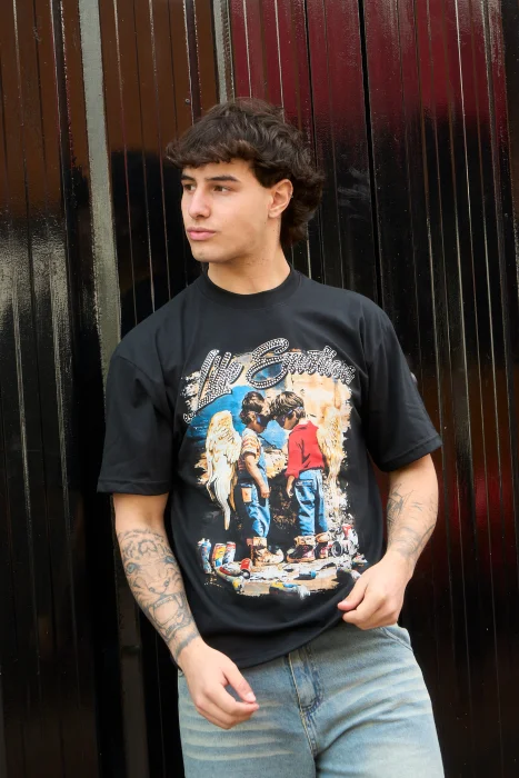 Remera Strass Brillos