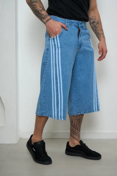 Bermuda Jean Baggy Tiras