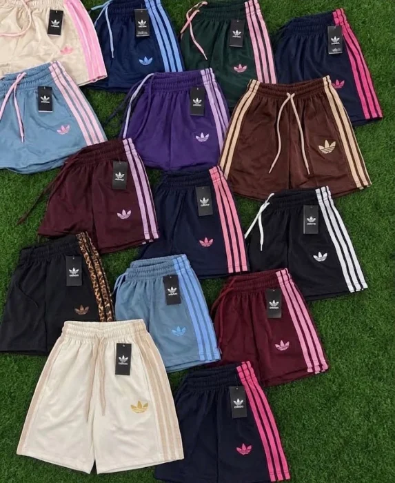 Shorts de Laycra con Lineas