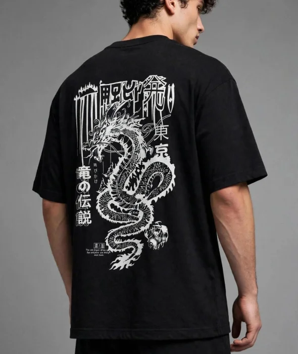 Remera Over Dragon