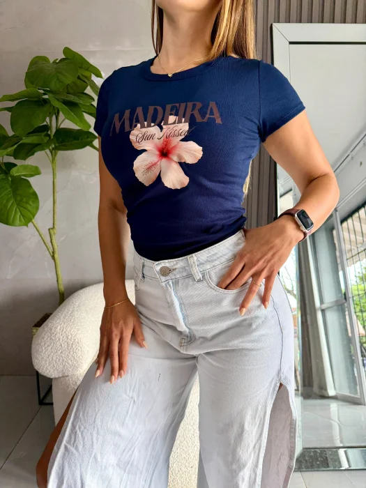 Remera Ribb Flores