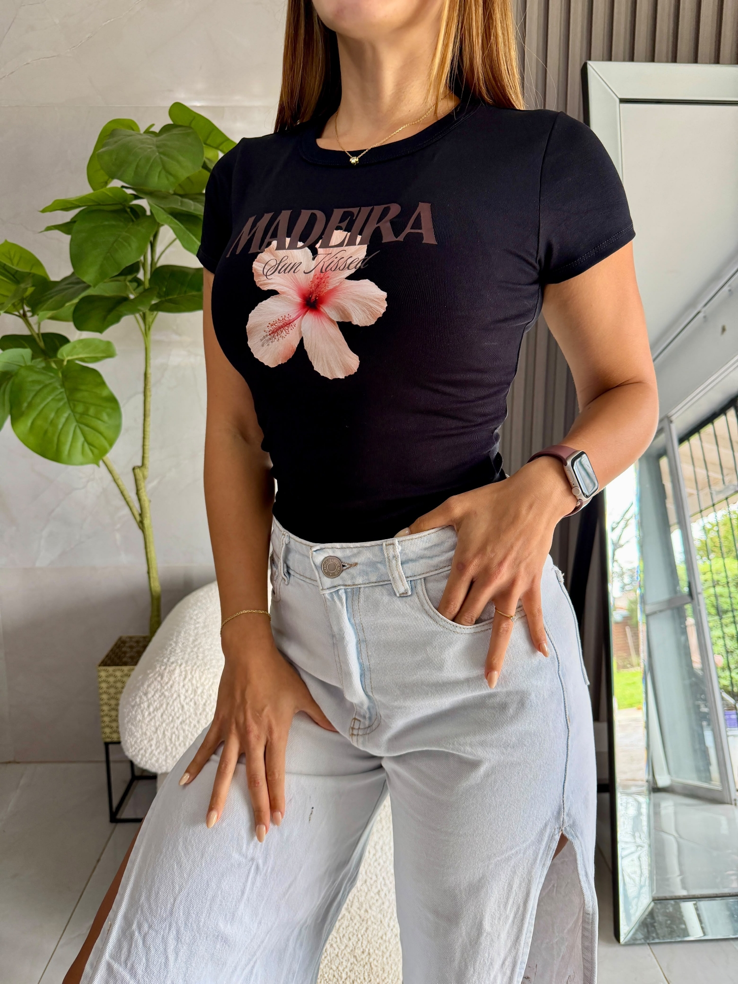 Remera Ribb Flores - Imagen 4