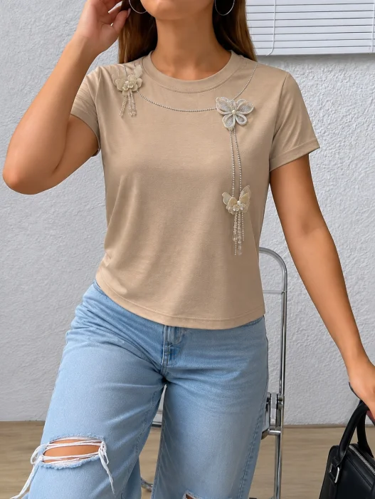 Remera Perla Mariposa