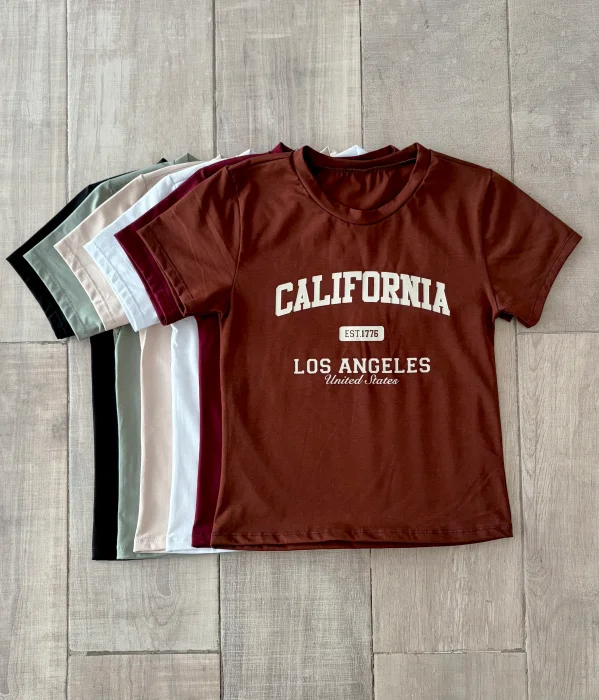 Remera Cali Algodon Lycra