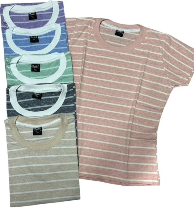 Remera Rayada de Mujer