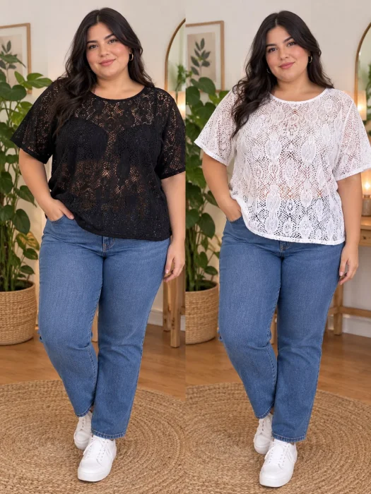 Remeras Encaje