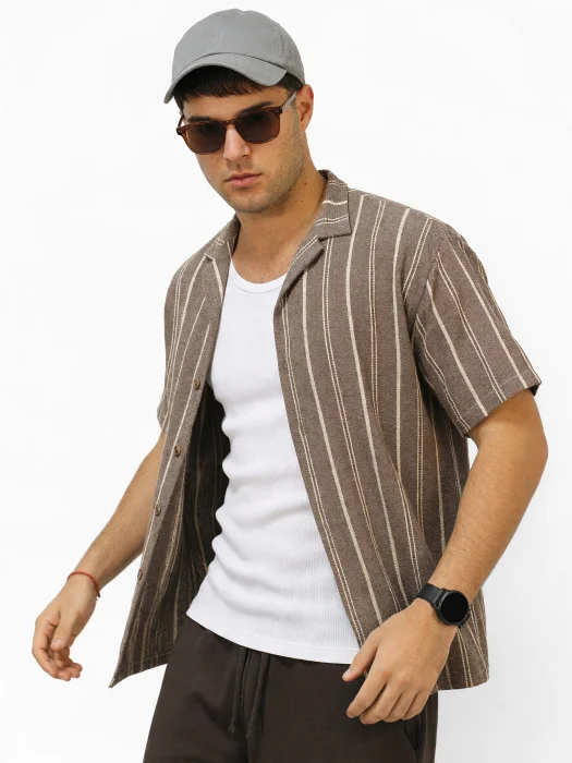 Art 7844 Camisa Mikonos Raya Tejida