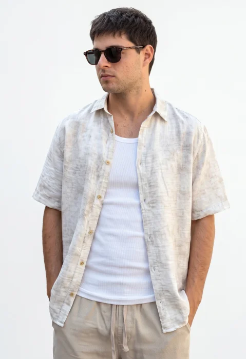 Art 7846 Camisa Prelavada Vintage