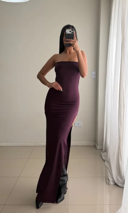Vestido Estraples por Talles
