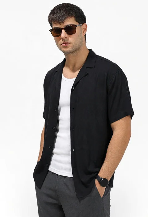 Art-7807 Camisa Mc del Algodon Rayon