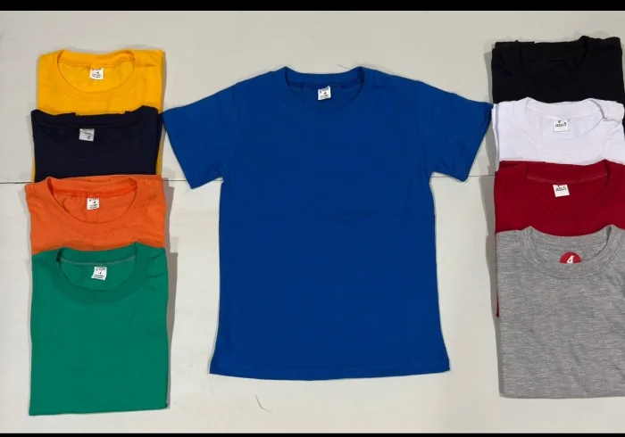 Remera Lisa Algodón/peinado