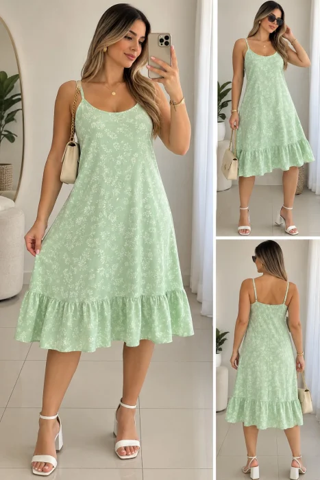 Vestidos Cortos de Tela Cey 3 al 6