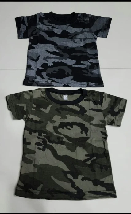 Remera Camuflado de Algodón/peinado