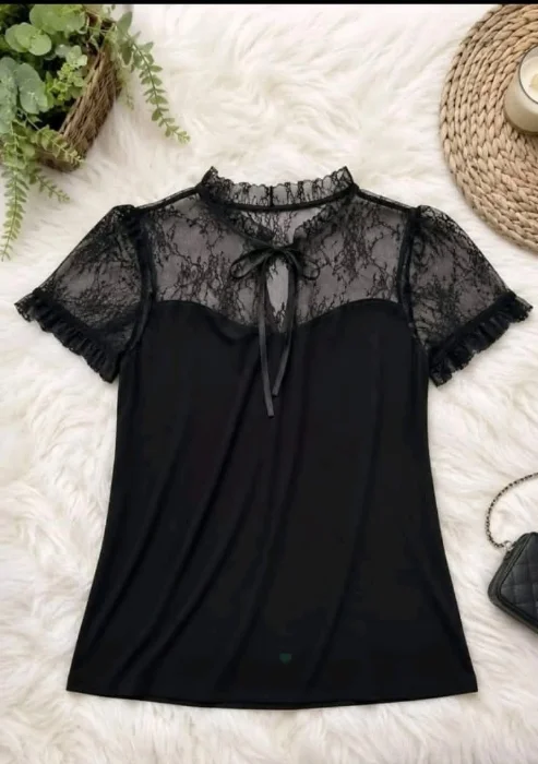 Remera con Lazo Asiático con Tul