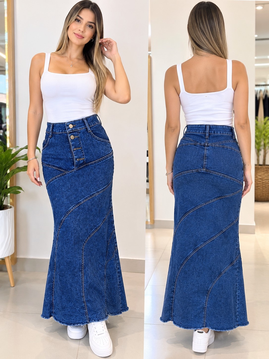 Pollera de Jeans - Imagen 2