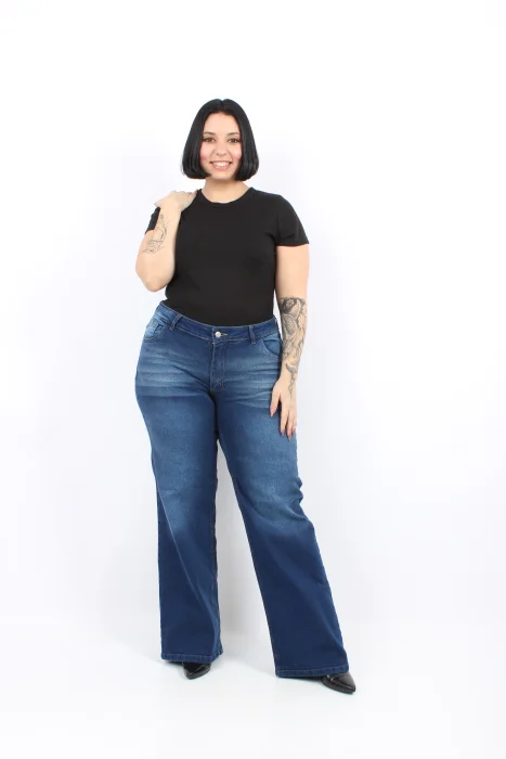 Wide Leg Tiro bajo