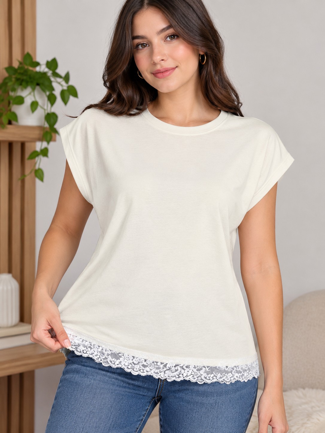 Remeras con Puntilla - Imagen 2
