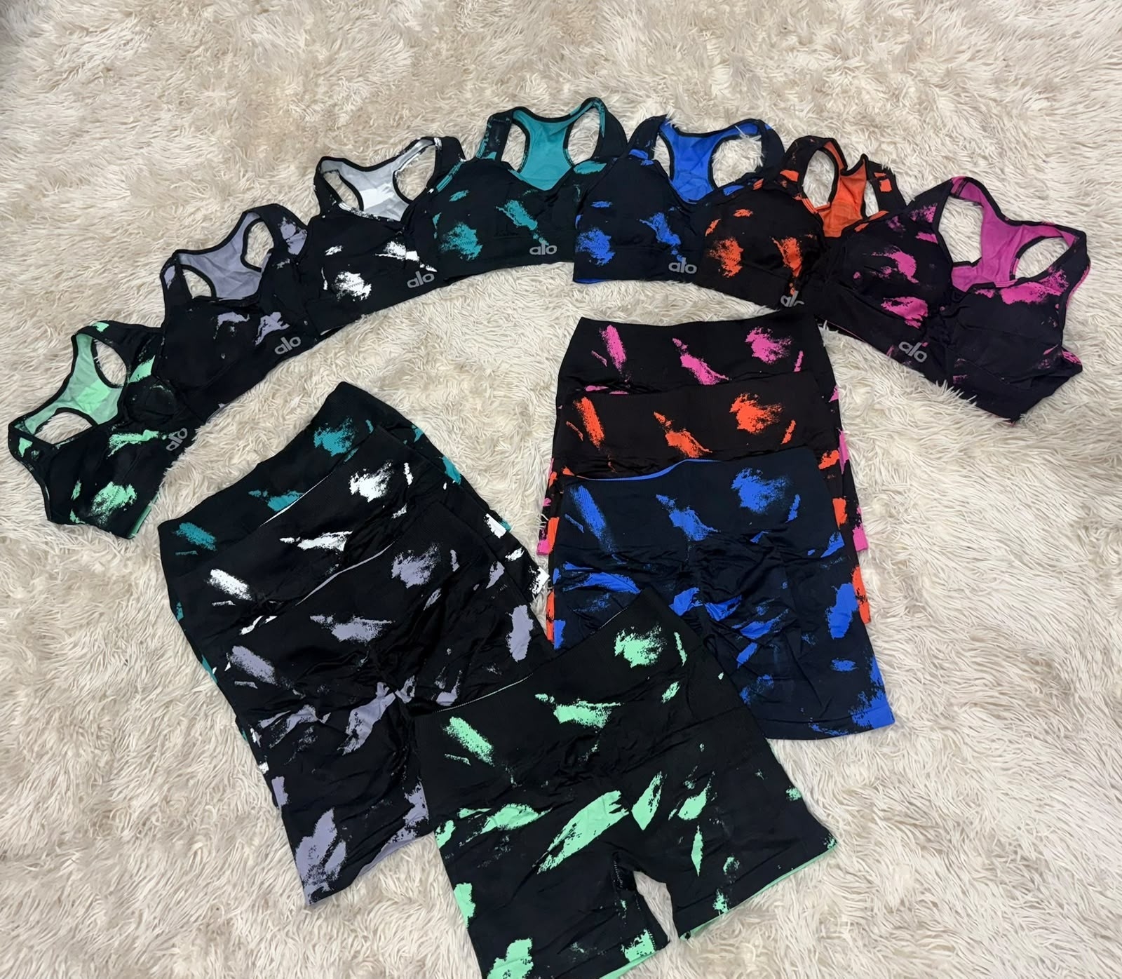 Conjunto Short Batick Fondo Negro - Imagen 3