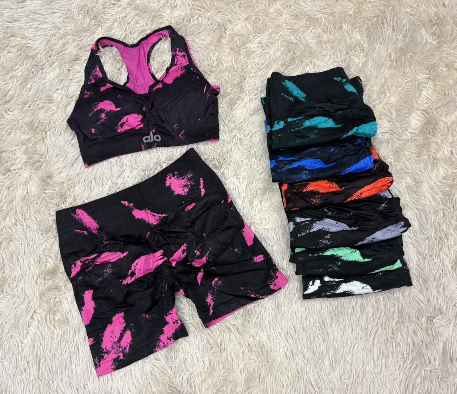 Conjunto Short Batick Fondo Negro - Imagen 5
