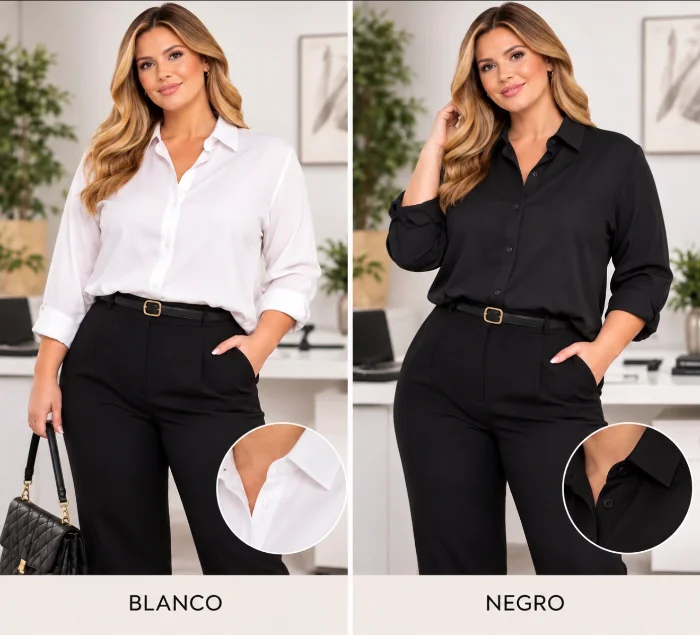 Camisa Poplin Talles Especiales