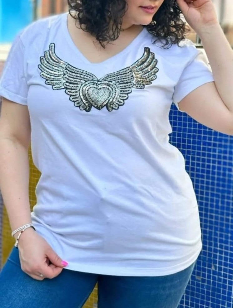 Remeras con Apliques Talles 6, 7 y 8 - Imagen 2