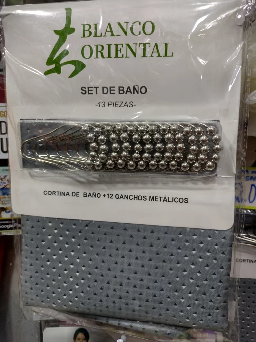 Set de Cortina de Baño con Gancho