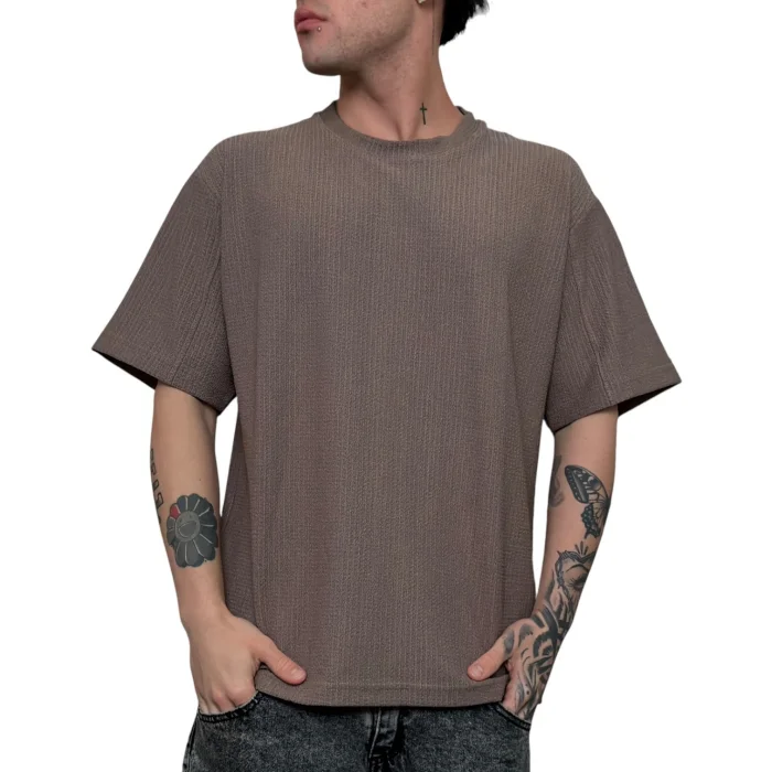 Remeras de Hawai Visón Oscuro