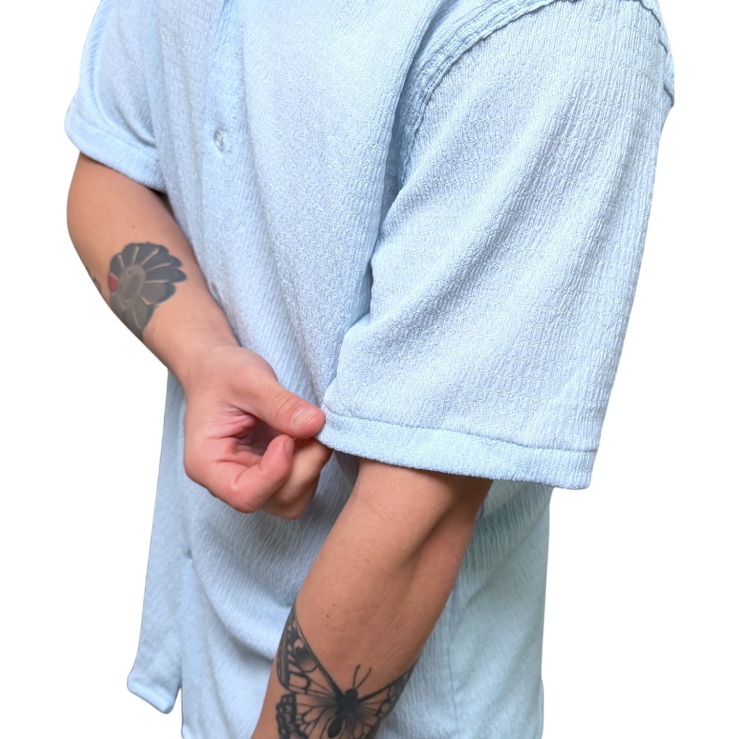 Camisa de Hawaii Over Celeste - Imagen 4